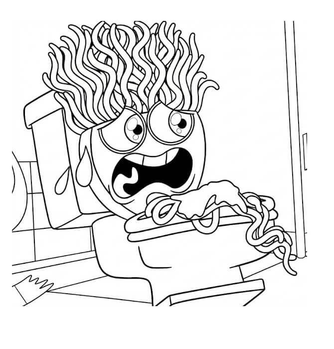 Coloriage Spaghetti Tualetti Imprimable