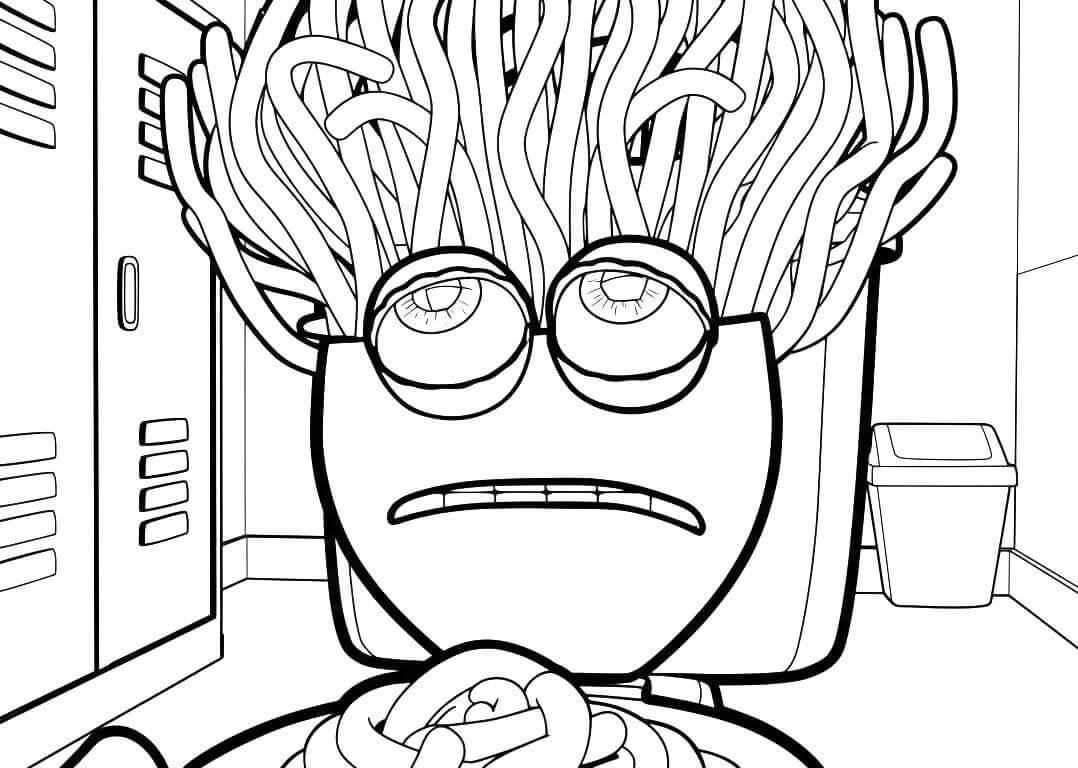 Coloriage Spaghetti Tualetti Pour les Enfants