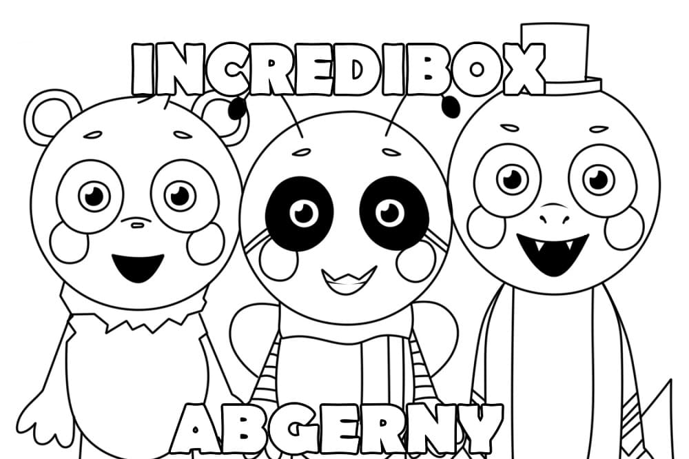 Coloriage Personnages de Abgerny Incredibox