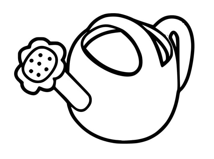 Coloriage Arrosoir Imprimable