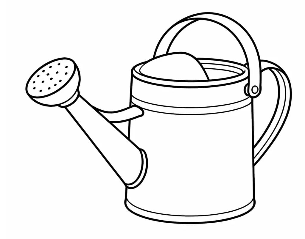 Coloriage Arrosoir ordinaire