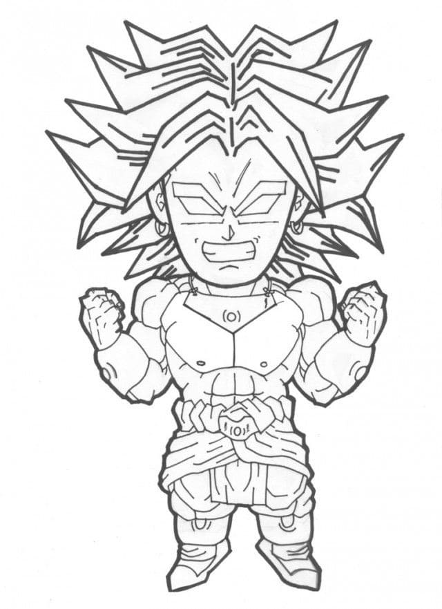 Coloriage Broly Chibi