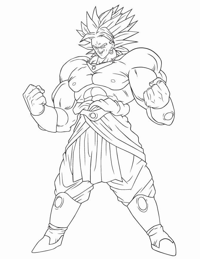 Coloriage Broly
