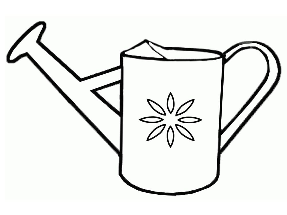 Coloriage Dessin de Arrosoir