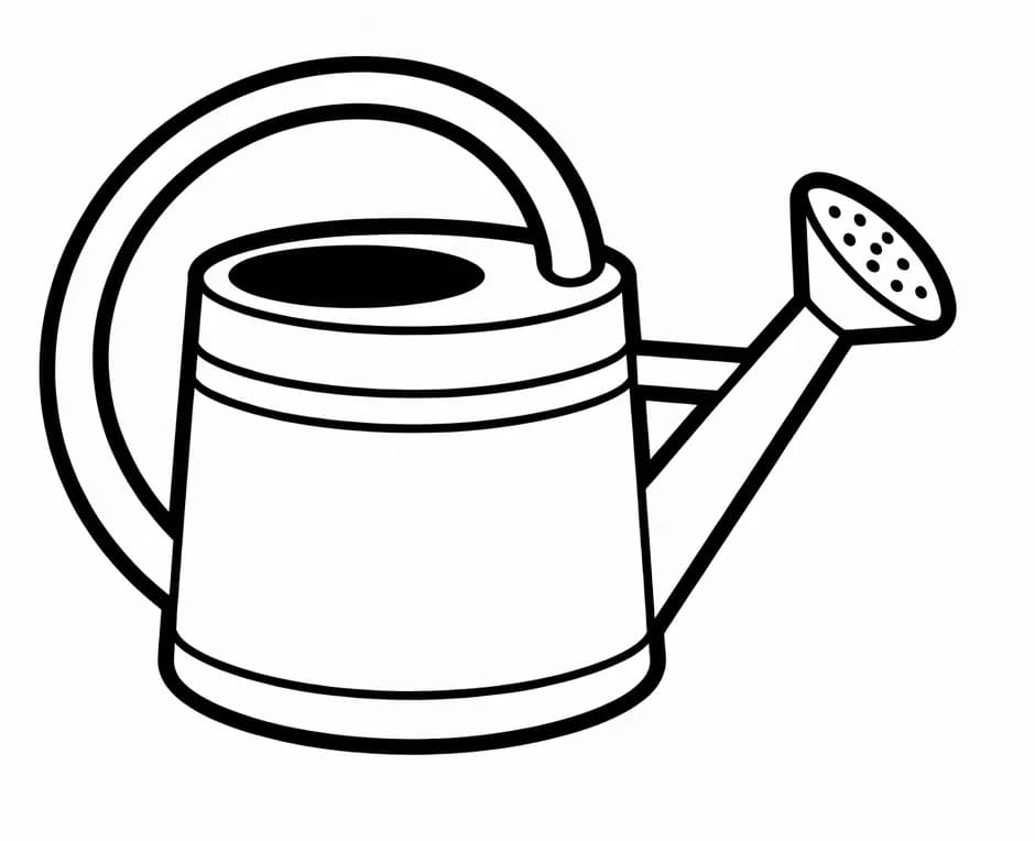 Coloriage Petit Arrosoir