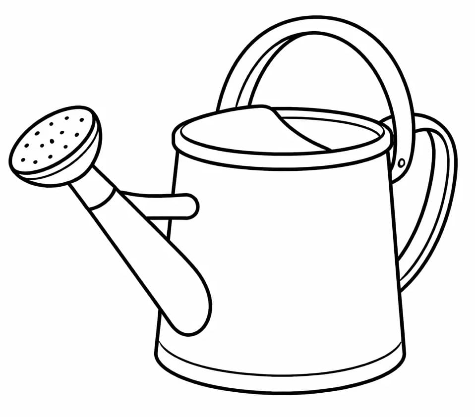 Coloriage Un Arrosoir