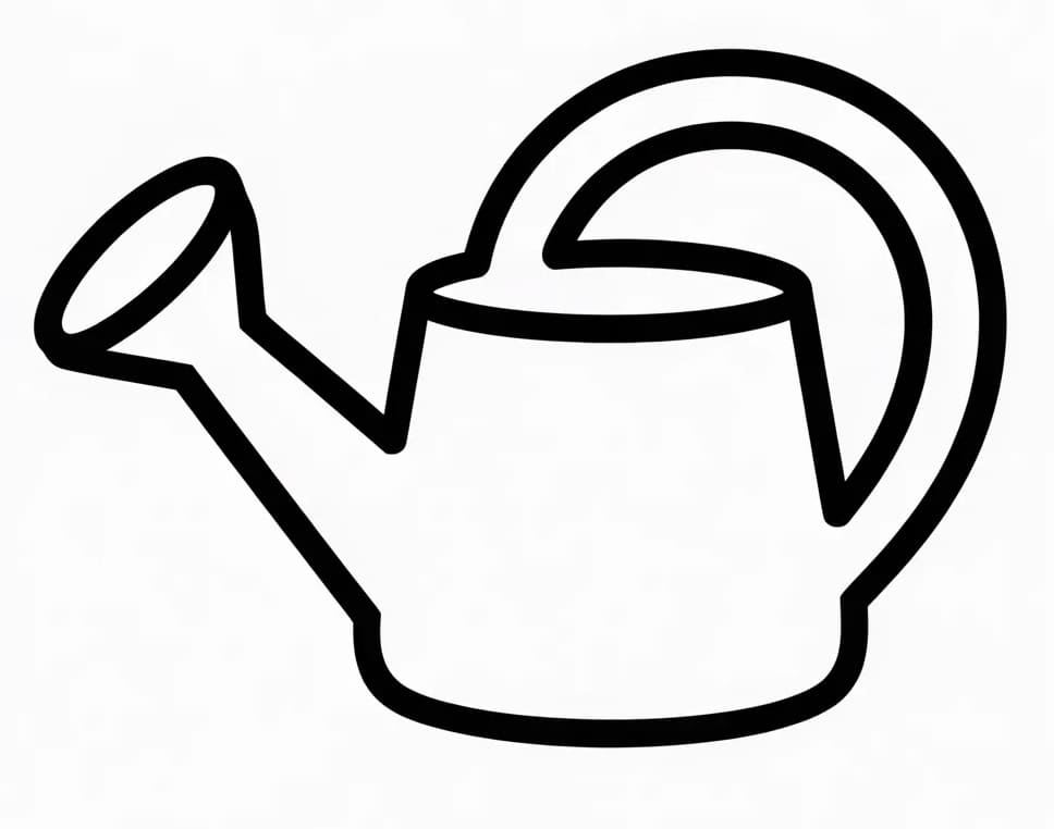 Coloriage Un Petit Arrosoir