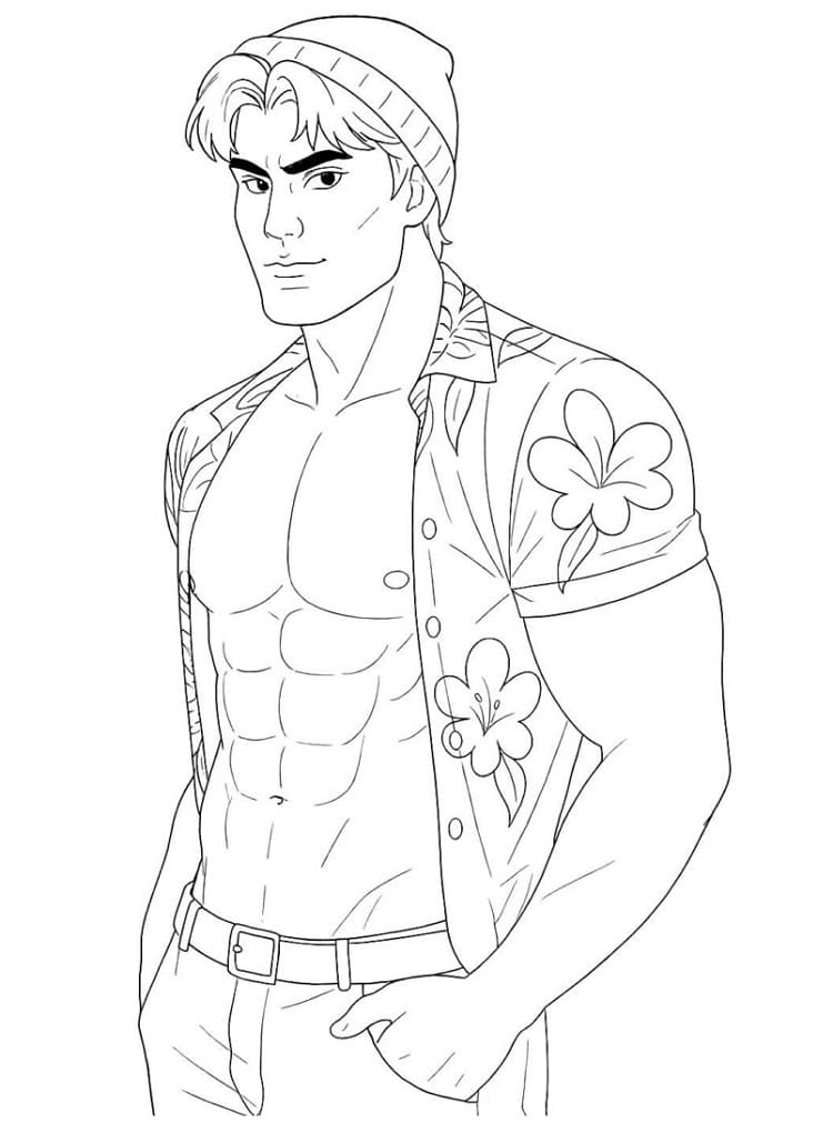 Coloriage Abby Saja dans KPop Demon Hunters