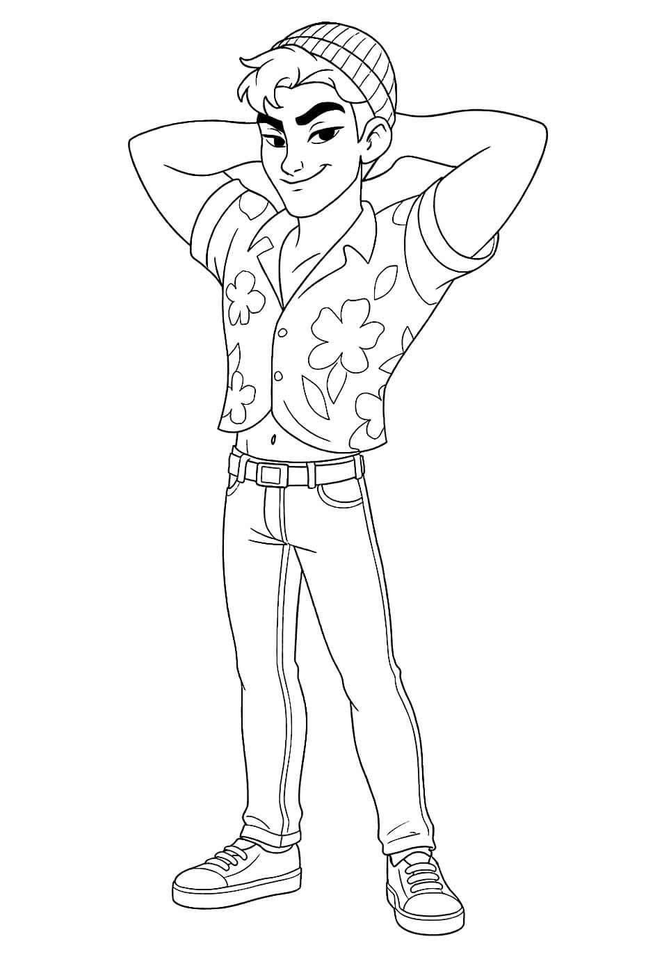 Coloriage Abby Saja KPop Demon Hunters