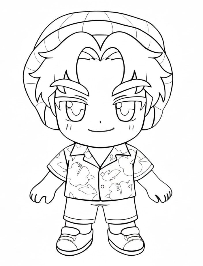 Coloriage Abby Saja Mignon