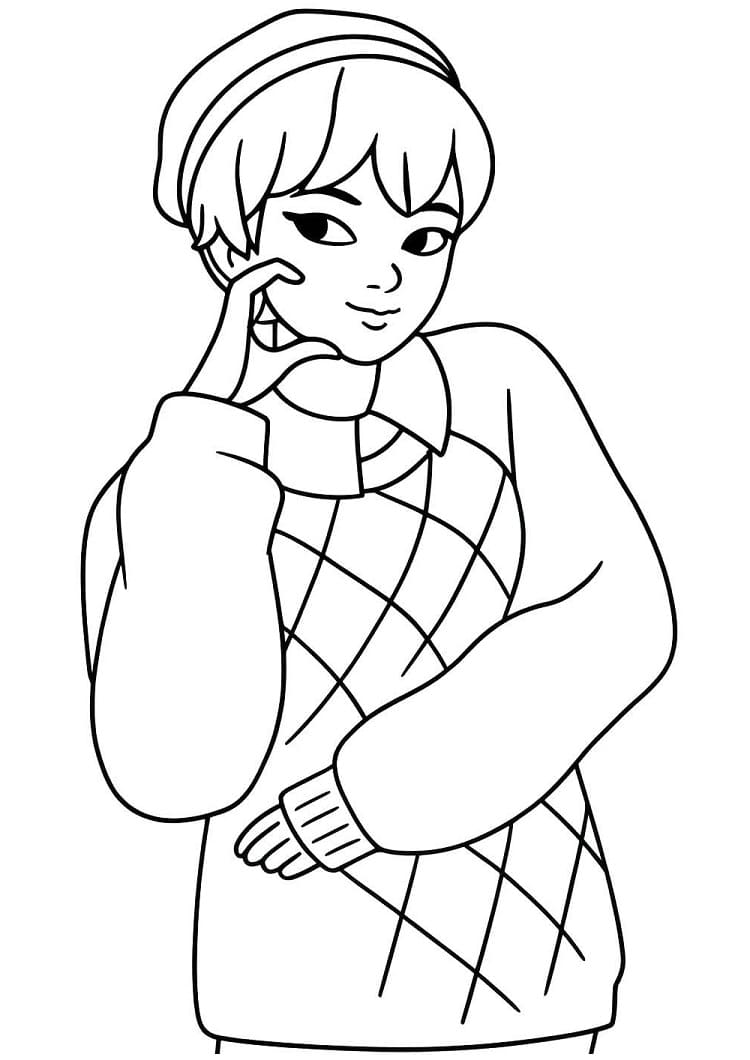 Coloriage Baby dans Saja Boys