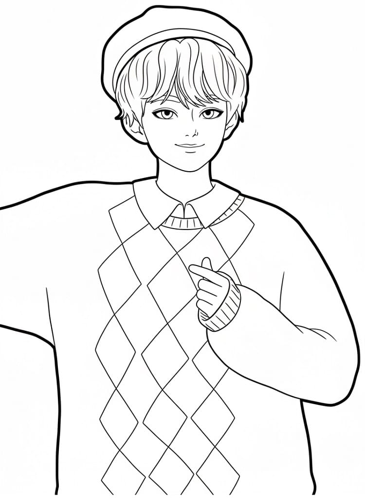 Coloriage Baby Saja est incroyable