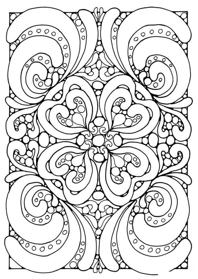 Coloriage Dessin de Difficile Gratuit
