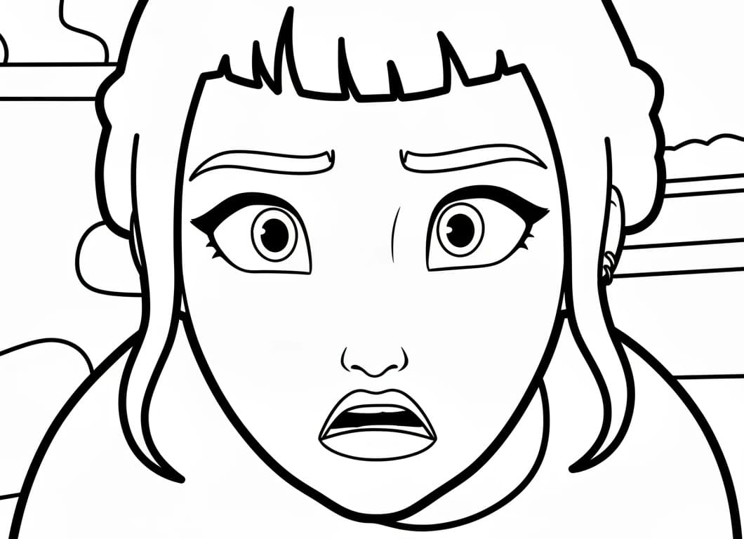 Coloriage Dessin de Zoey Gratuit