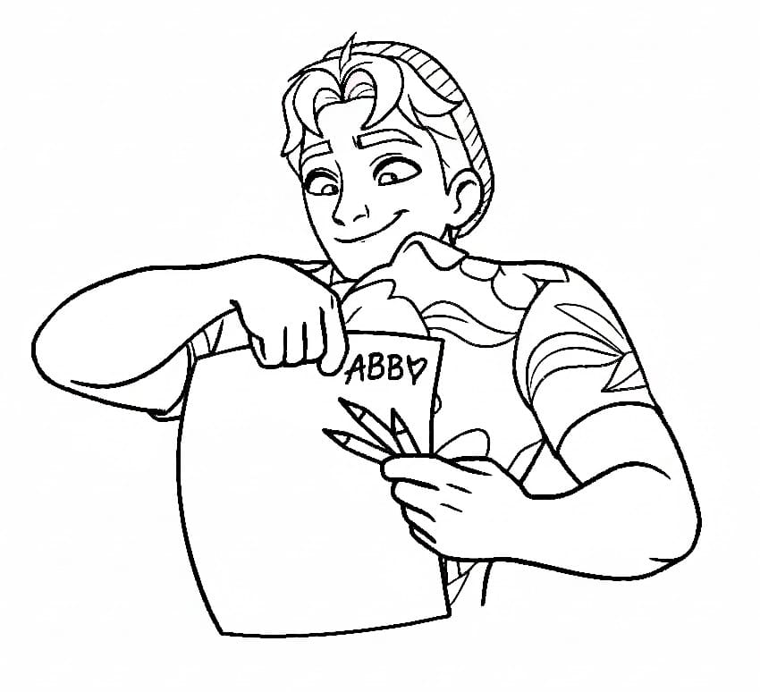 Coloriage Dessin Gratuit de Abby Saja