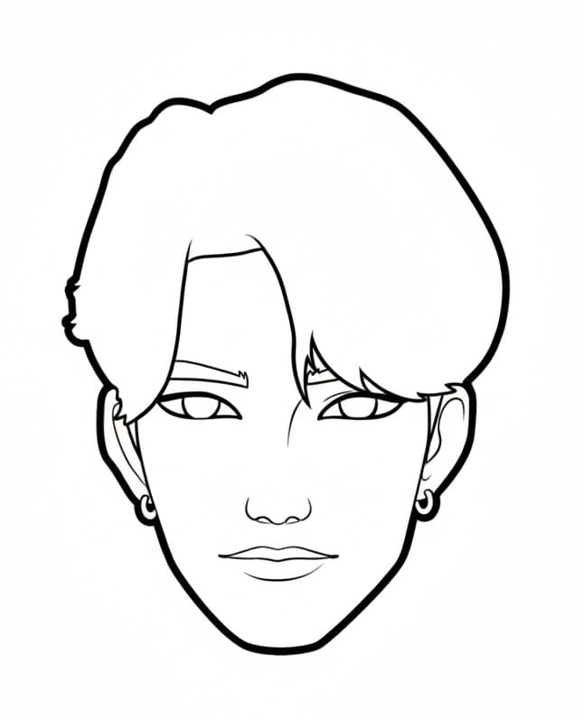 Coloriage Dessin Gratuit de Jinu