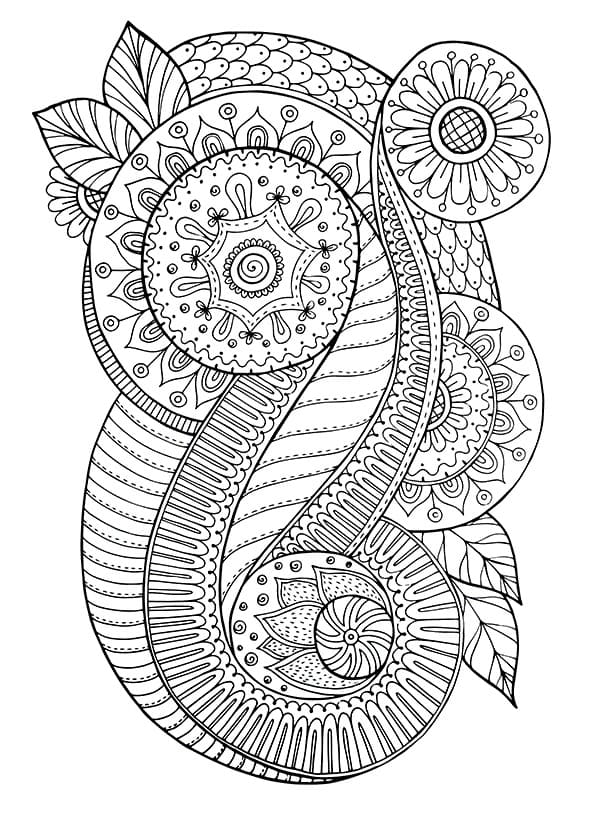 Coloriage Difficile Adulte