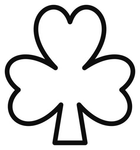 Coloriage Gratuit Trèfle