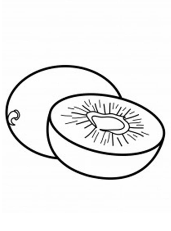 Coloriage Imprimable Kiwi