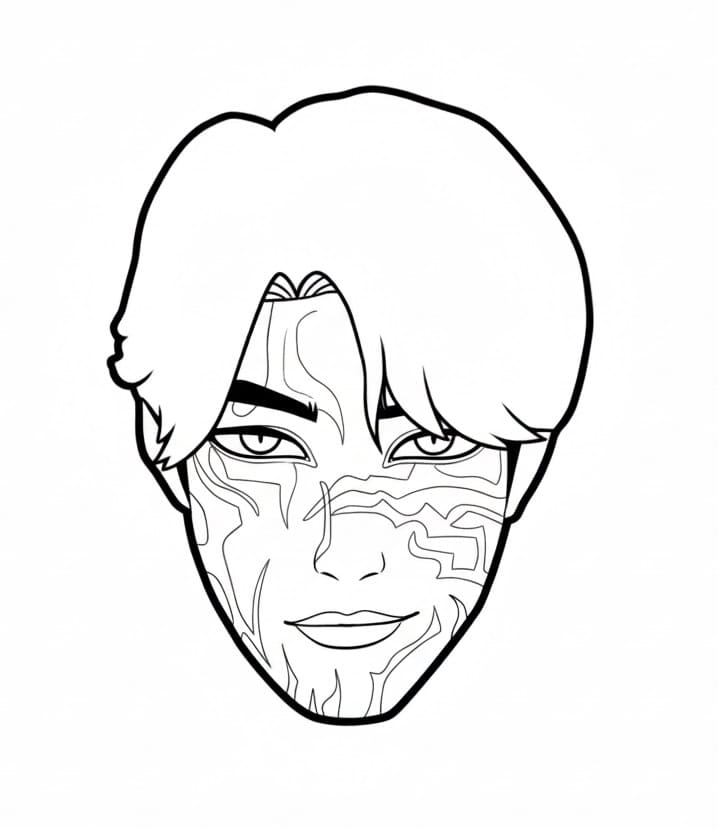 Coloriage Jinu de Saja Boys