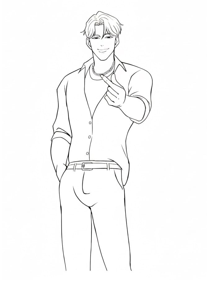 Coloriage Jinu Imprimable