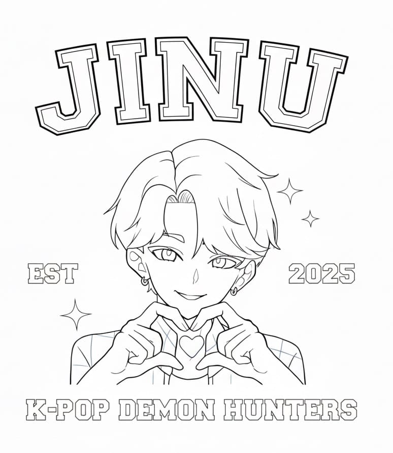 Coloriage Jinu mignon