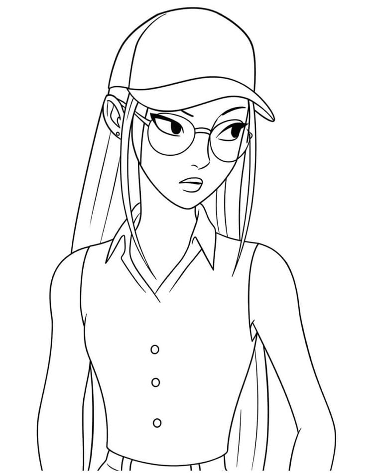 Coloriage Jolie Mira