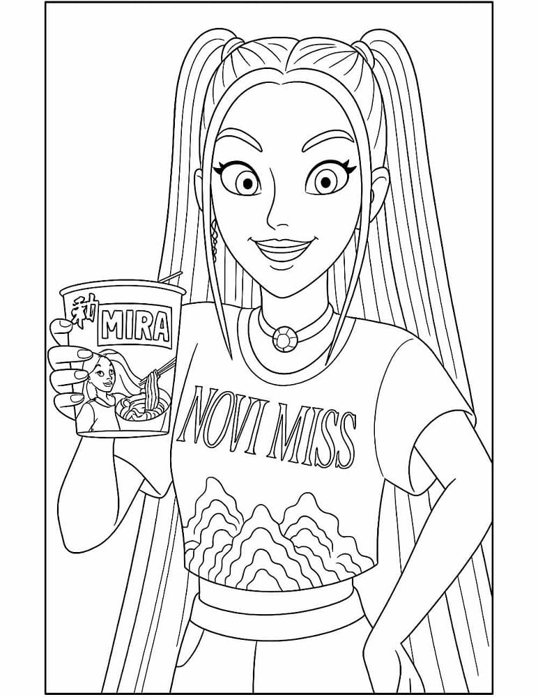 Coloriage Joyeuse Mira