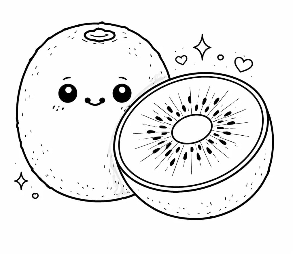 Coloriage Kiwi