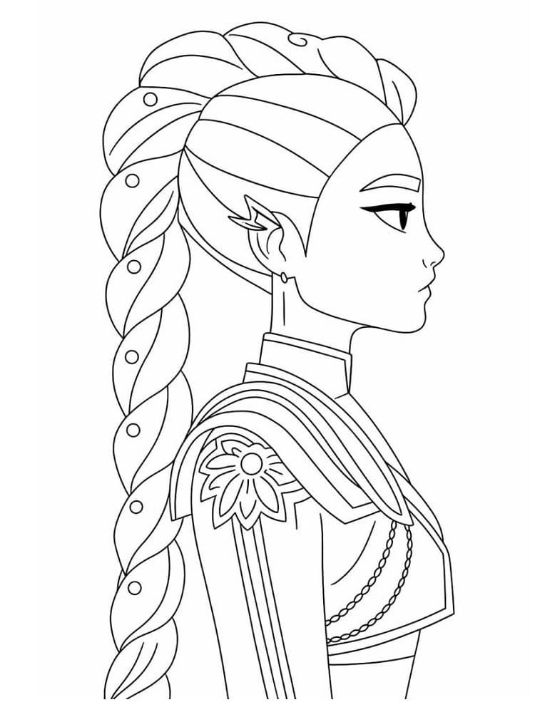 Coloriage Magnifique Rumi