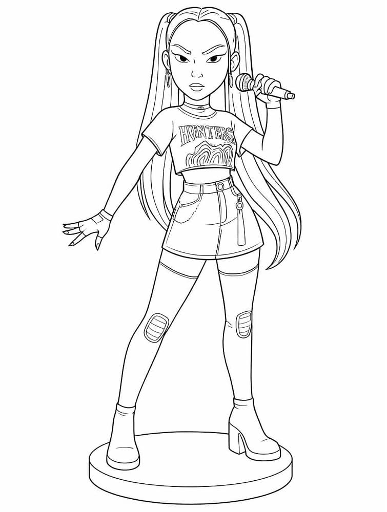 Coloriage Mira est très mignonne