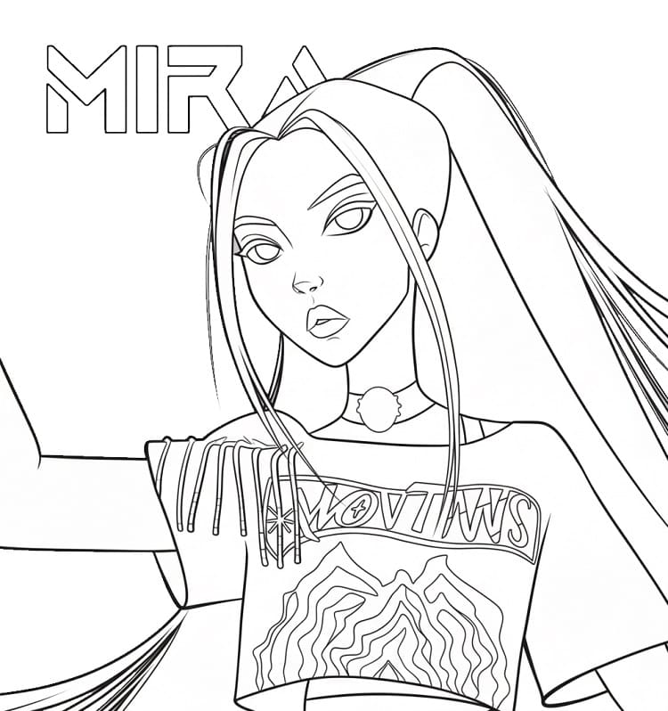 Coloriage Mira Pour Enfants