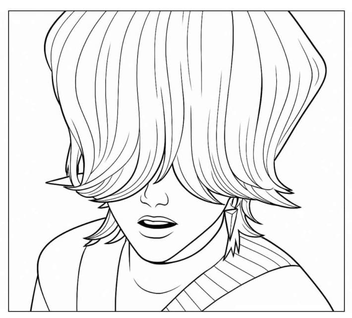 Coloriage Mystery de Saja Boys