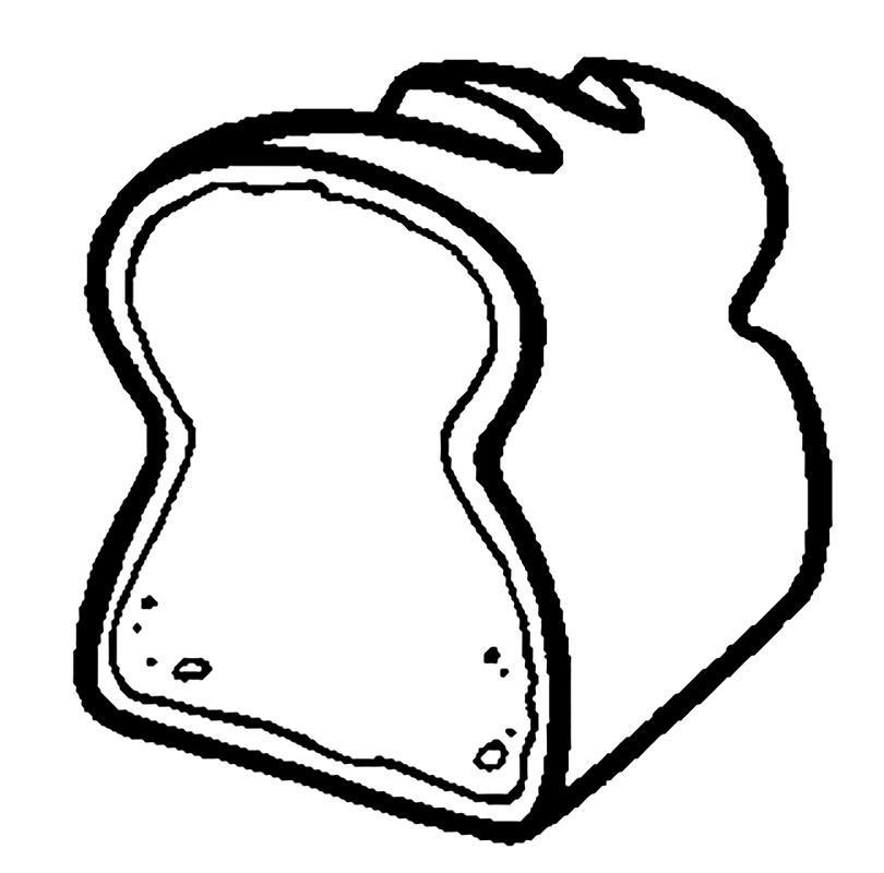 Coloriage Pain Imprimable Gratuit Pour les Enfants