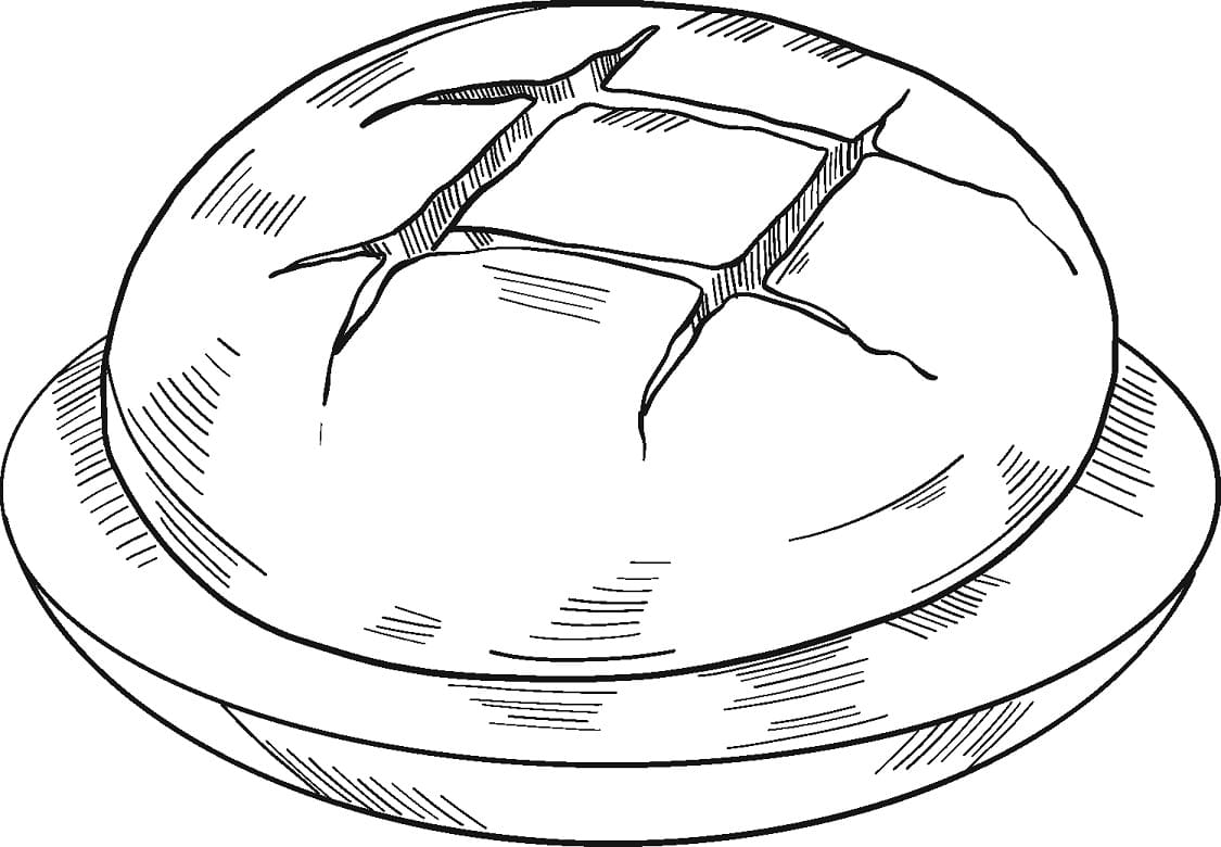 Coloriage Pain Imprimable Gratuit