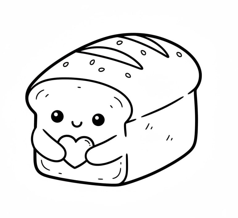 Coloriage Pain mignon