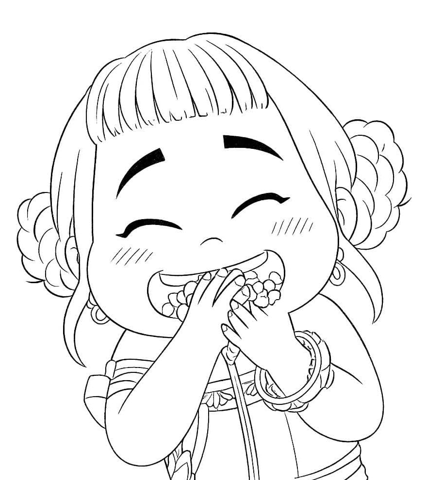 Coloriage Petite Zoey