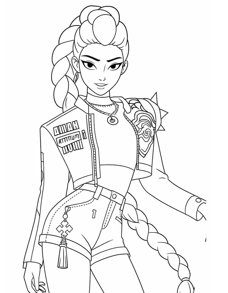 Coloriage Rumi est génial