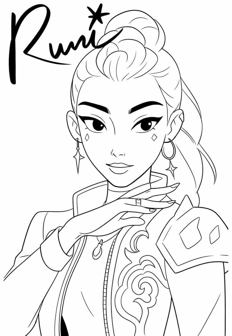 Coloriage Rumi est incroyable
