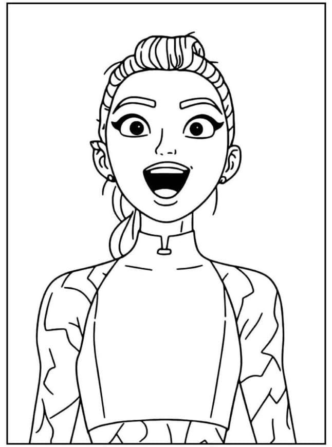 Coloriage Rumi est magnifique