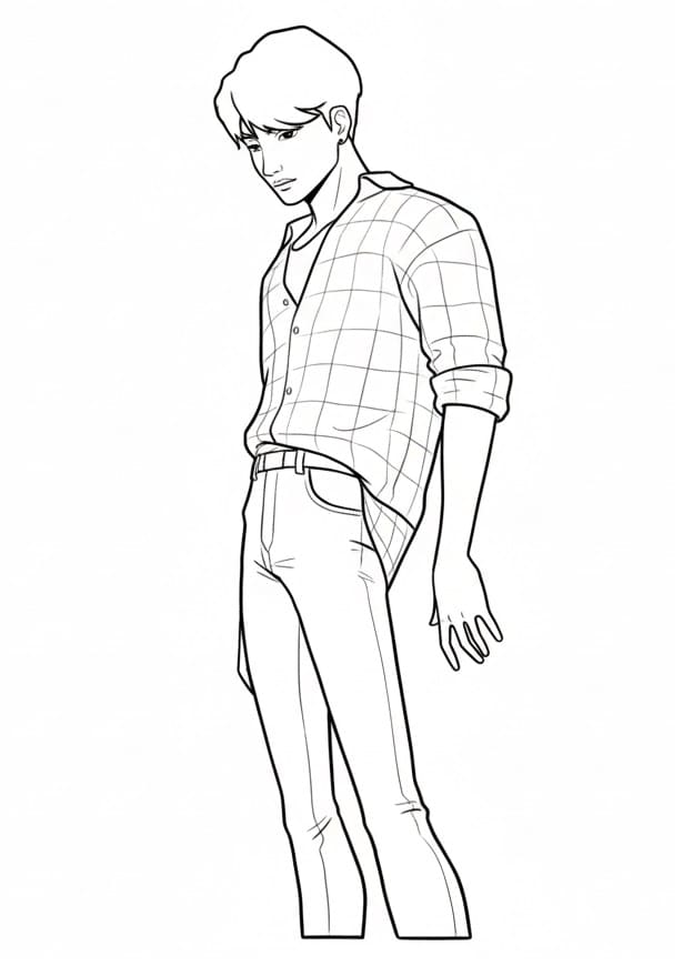 Coloriage Saja Boys Jinu