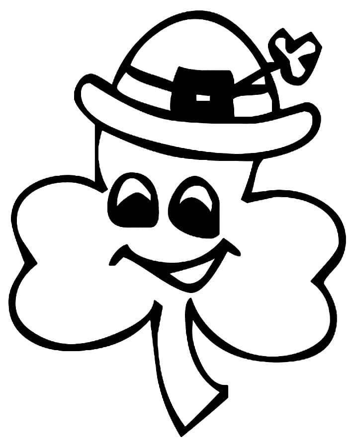 Coloriage Un joli trèfle