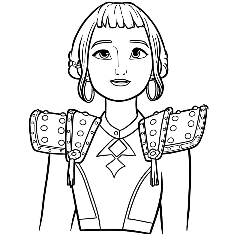 Coloriage Zoey Gratuit Pour les Enfants