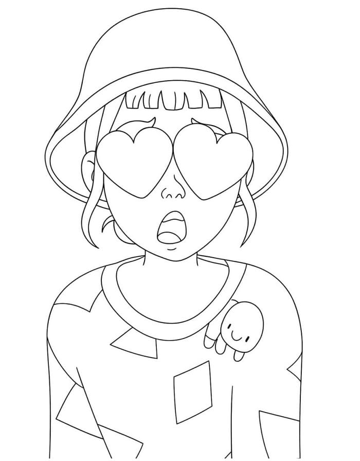 Coloriage Zoey Gratuit