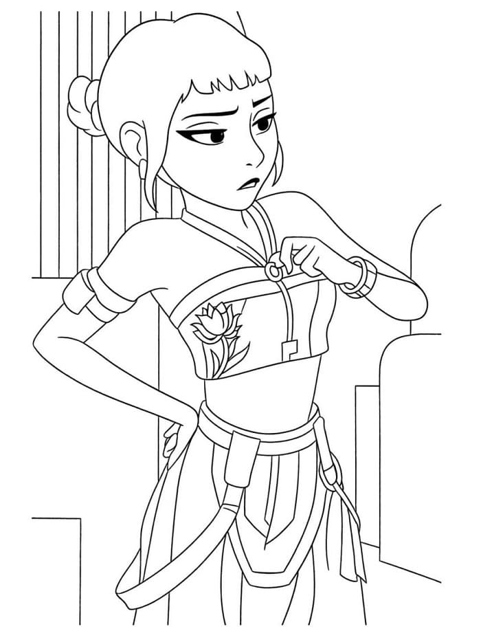 Coloriage Zoey Pour les Enfants