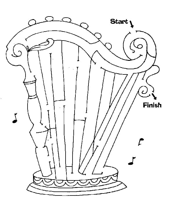 Coloriage Gratuit Labyrinthe Pour les Enfants