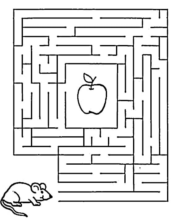 Coloriage Labyrinthe