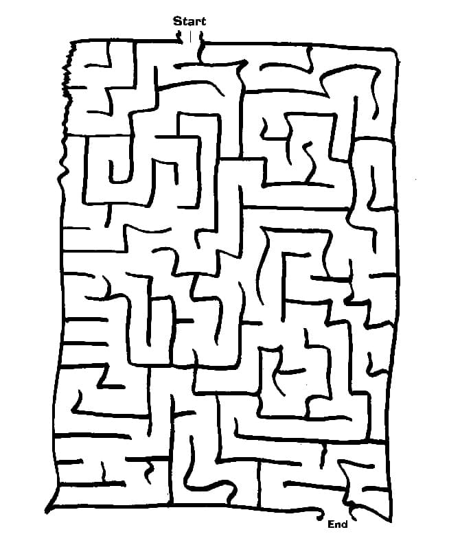 Coloriage Labyrinthe Gratuit