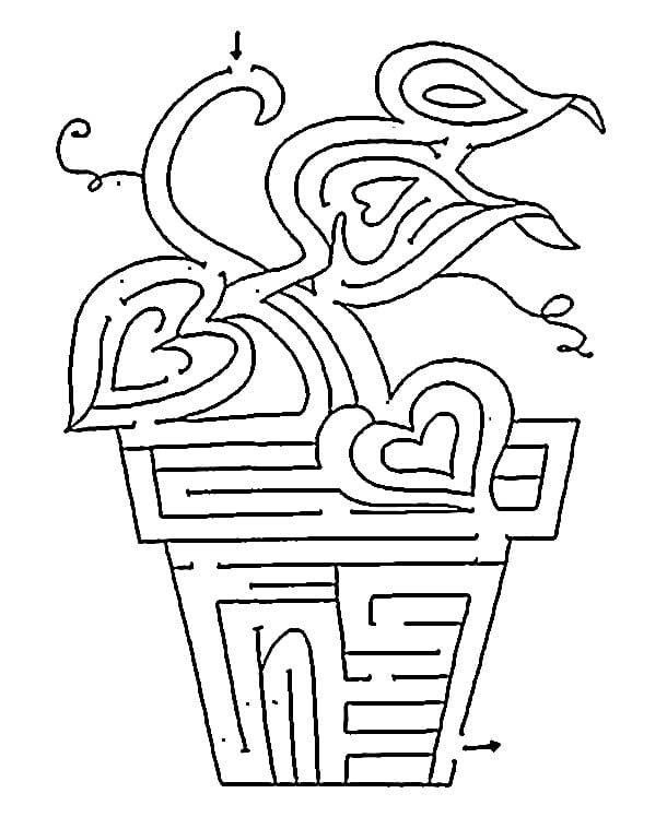 Coloriage Labyrinthe Imprimable
