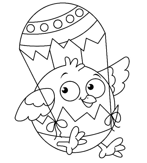 Coloriage Pâques Imprimable Gratuit Pour les Enfants
